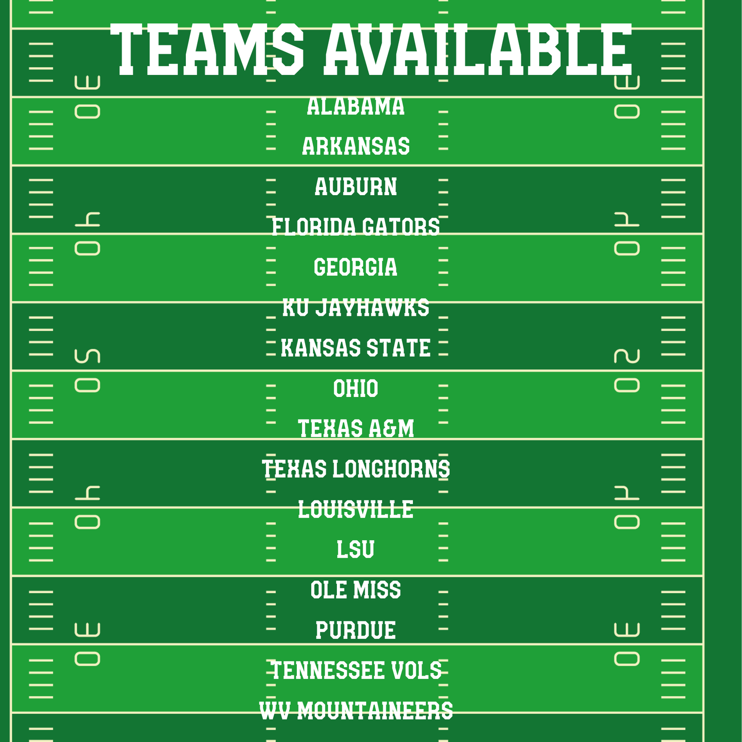 Football Bows