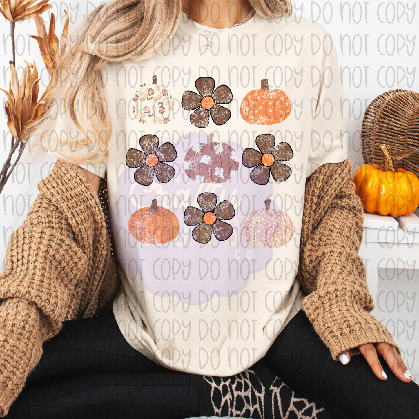 Pumpkins & Flowers