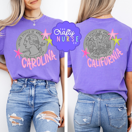 Heads Carolina, Tails California