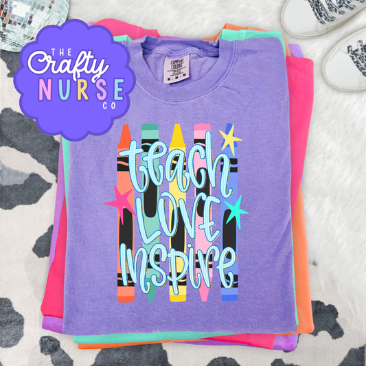 Teach Love Inspire Crayons