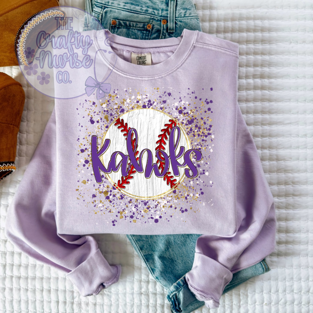 Kahoks Baseball Glitter