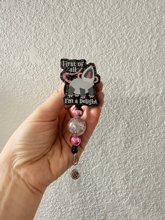 A Delight Badge Reel