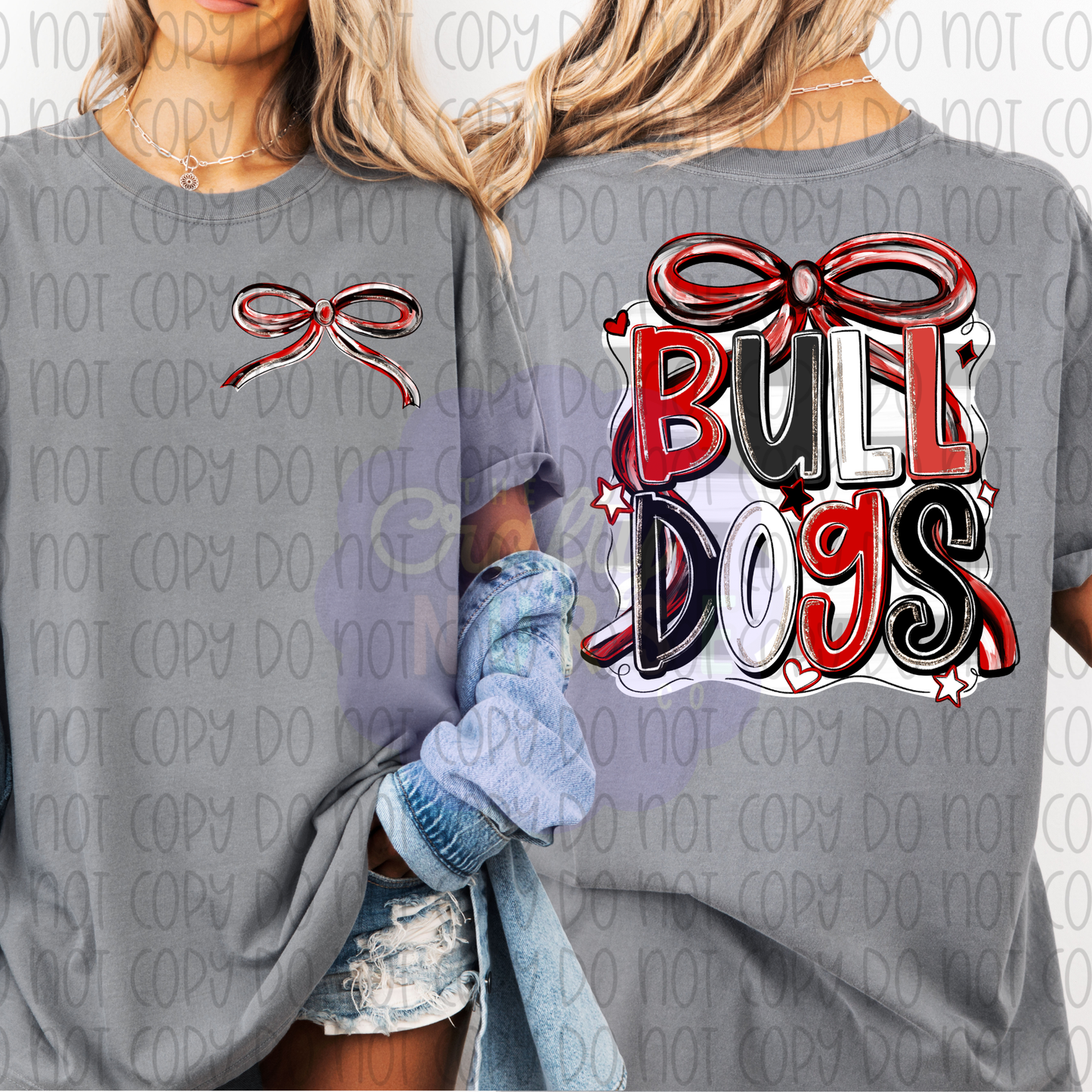 Bulldogs Coquette (Front & Back)
