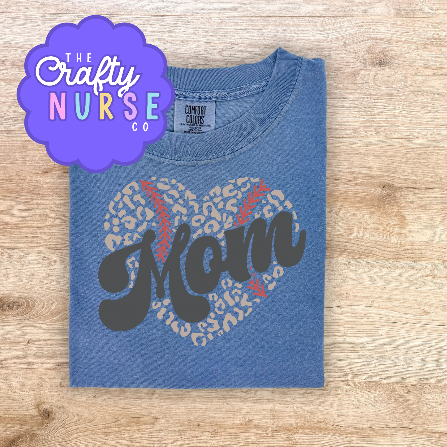 Mom Leopard Heart