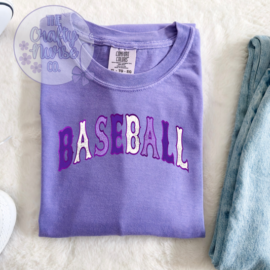 Baseball (Purple & White)
