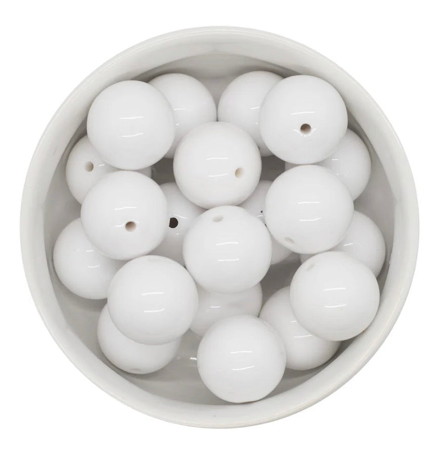 White Solid Necklace