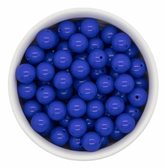 Royal Blue Solid Bitty Necklace