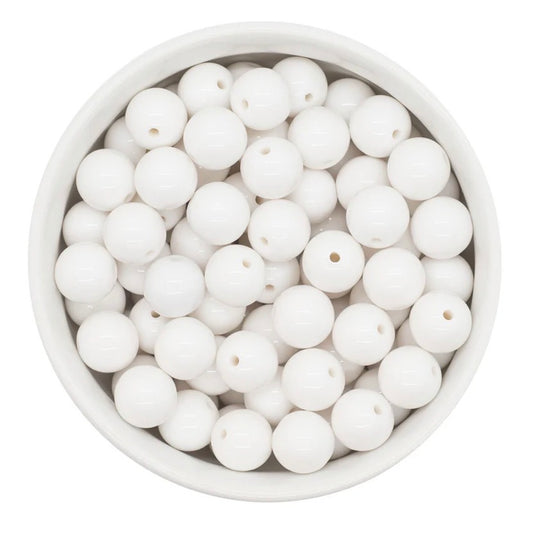 White Solid Bitty Necklace