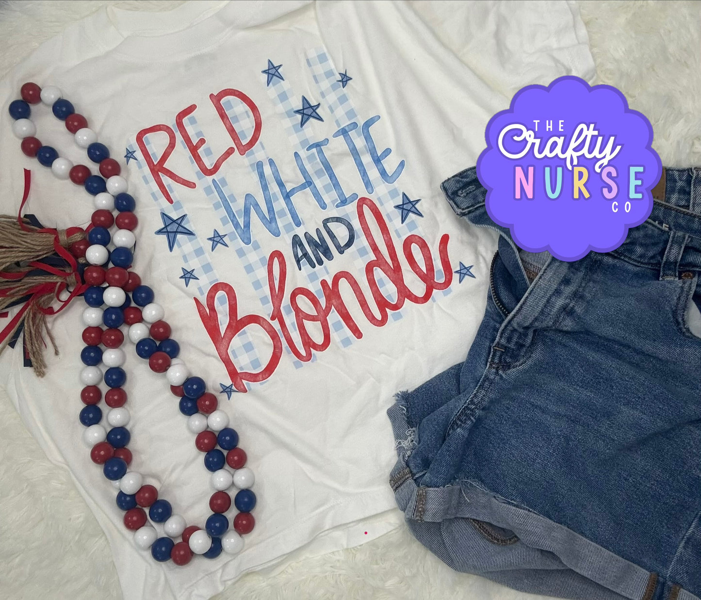 Red, White & Blonde/Brunette