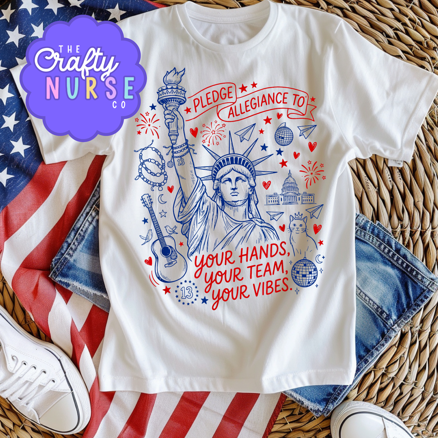 Pledge Allegiance to Your Hands, Your Team, Your Vibes